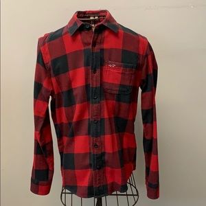 Casual Button Up, Plaid Shirt